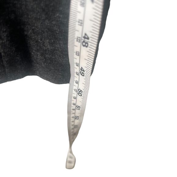 Ten Eleven Vintage 90s Size XL 70% Wool Grey Double Breasted Trench Coat - Picture 11 of 11